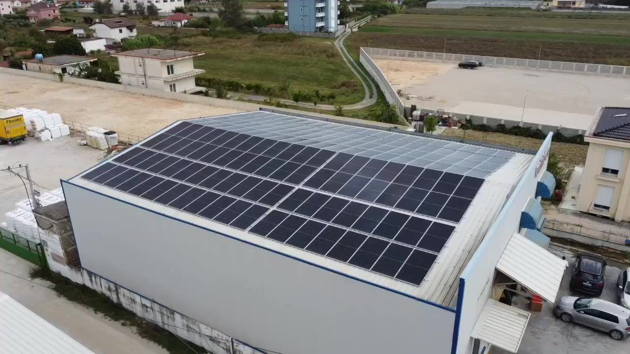 Industrial Warehouse Rooftop PV — Albania